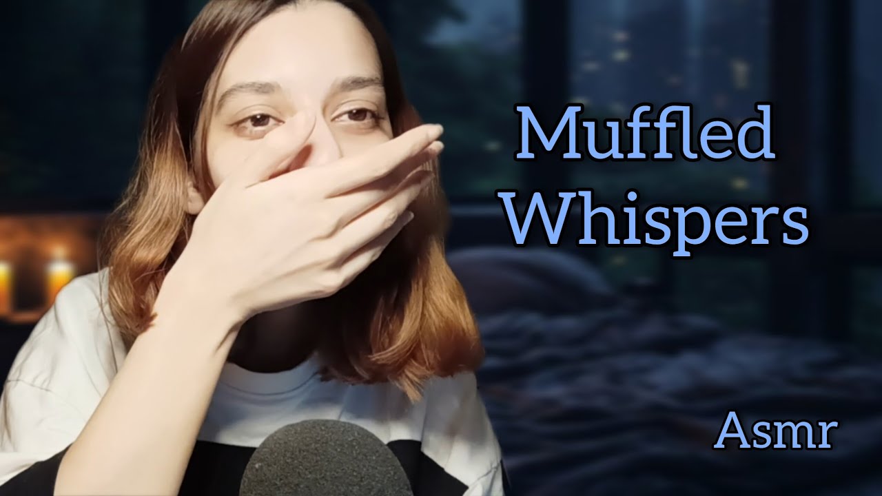 Palm Over Mouth ASMR 🤫 Muffled Whispers & Soothing Shushing for Deep Sleep💤💙