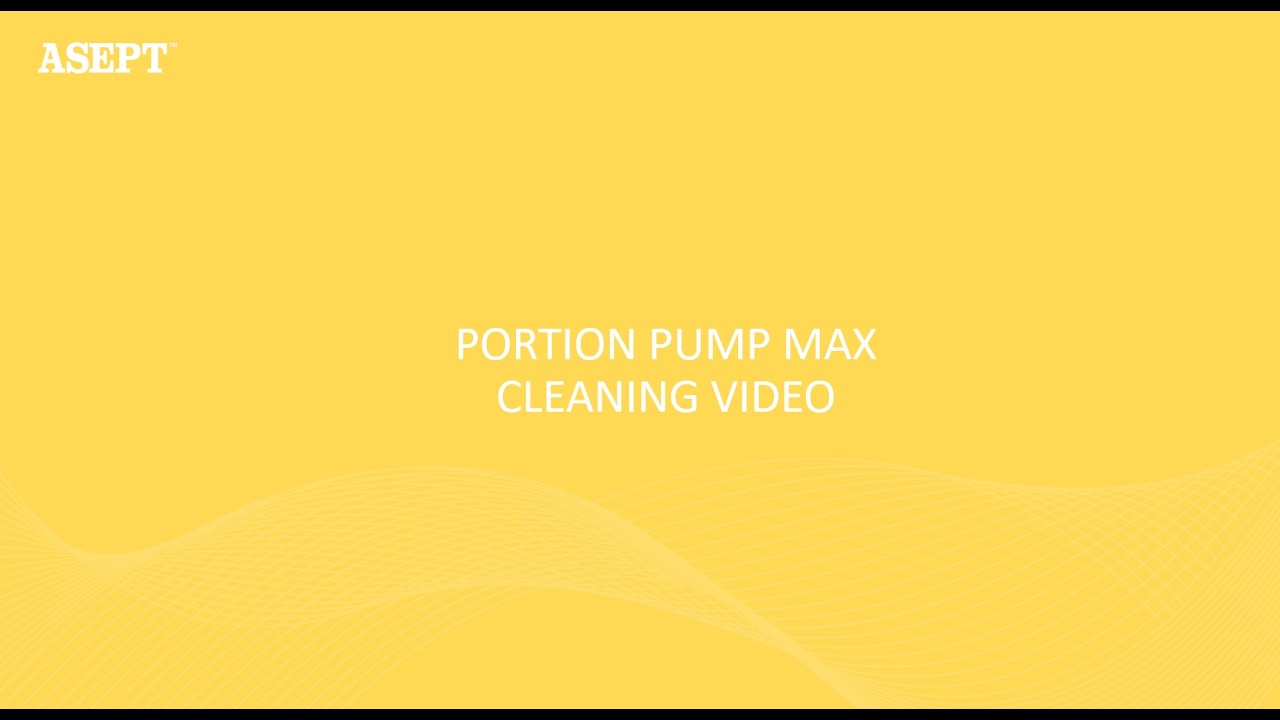 Portion Pump MAX Cleaning Video | ASEPT
