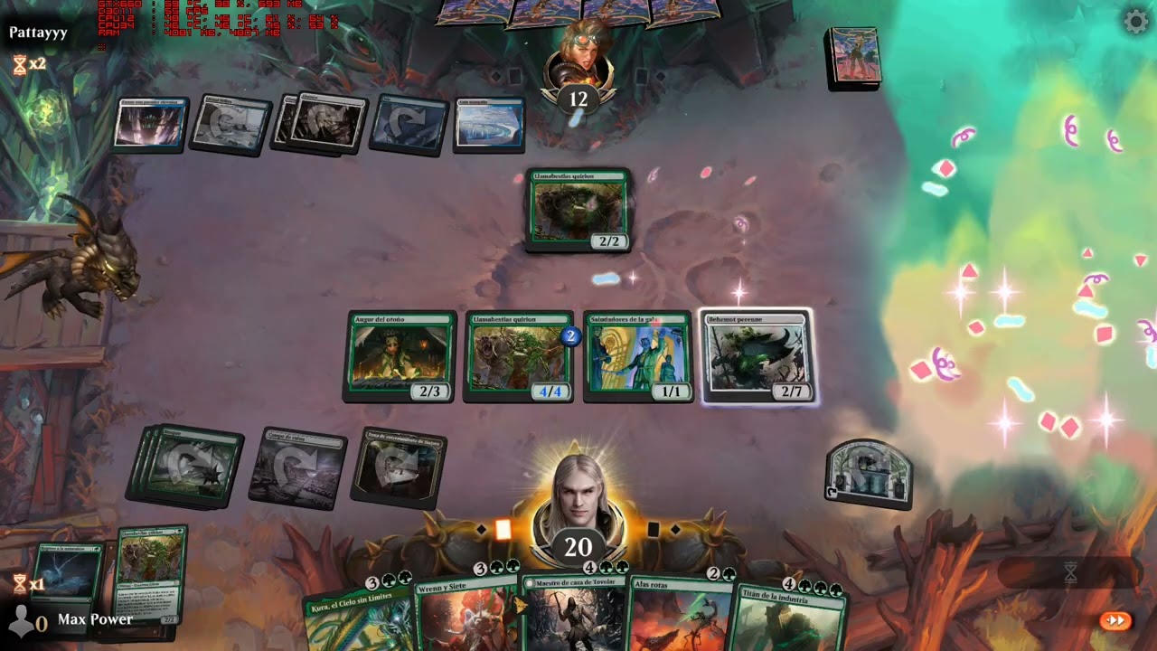 MTGA 2023 Mazo cantrip Verde Vs Blanco Azul Control