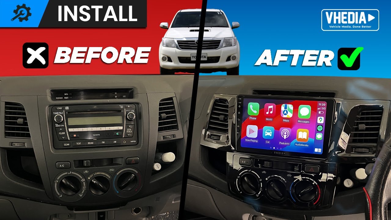 Toyota Hilux Head Unit Installation 2006-2011