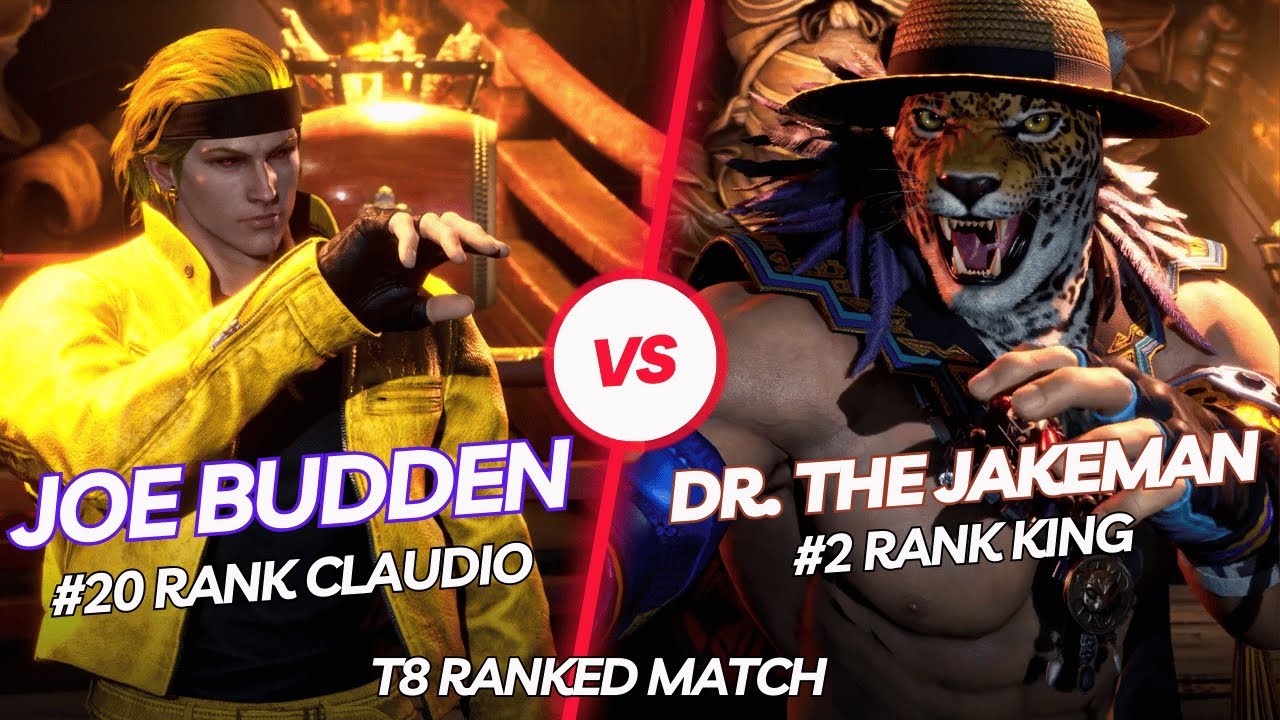 T8 Ranked Match 🤜 Joe Budden (#20 Rank Claudio) vs Dr.The Jakeman (#2 Rank King) 🤛 Tekken 8TV