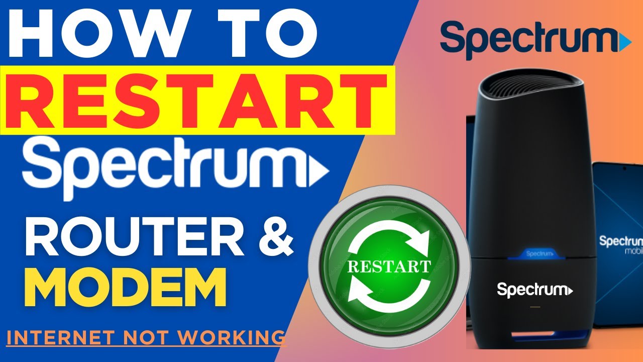 Как перезапустить Spectrum Router и кабельный модем, чтобы исправить проблемы с интернетом? | Пер...