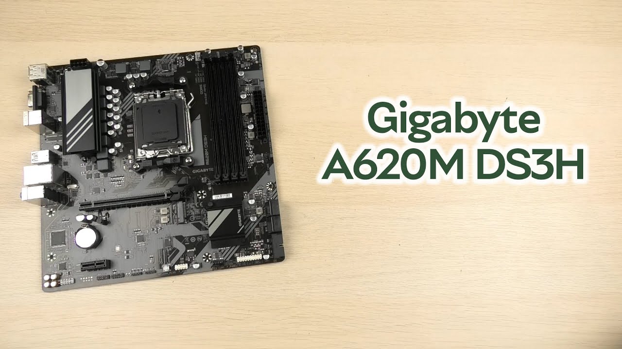 Розпаковка Gigabyte A620M DS3H