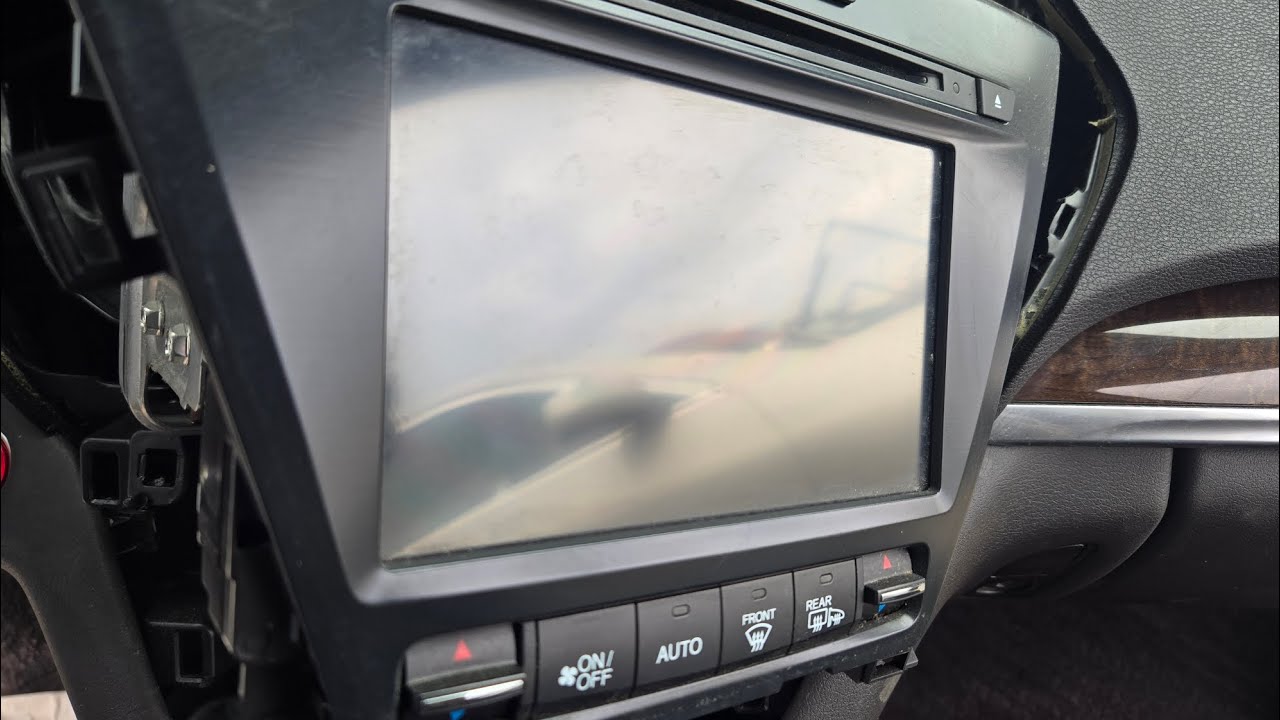 2017 Acura MDX Radio Screen Removal 