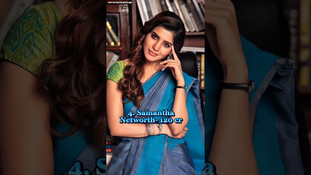 Top 10 Richest South Indian Actresses 2026 💰 | Nayanthara to Samantha | Net Worth Revealed 🤯#shorts