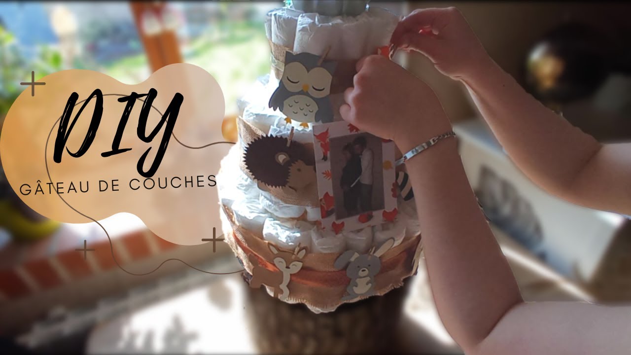 DIY BABY SHOWER - Comment faire un gâteau de couches ?