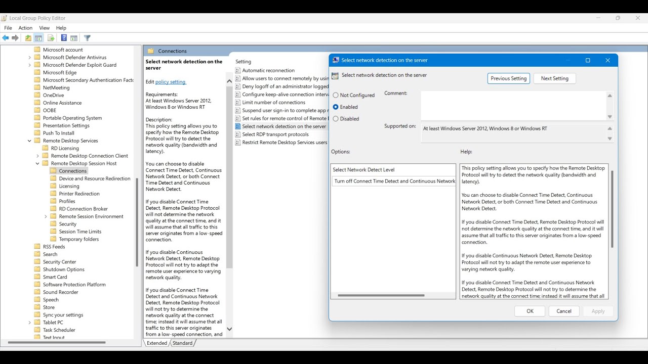 Как исправить проблему с подключением RDP в Windows 11 24H2