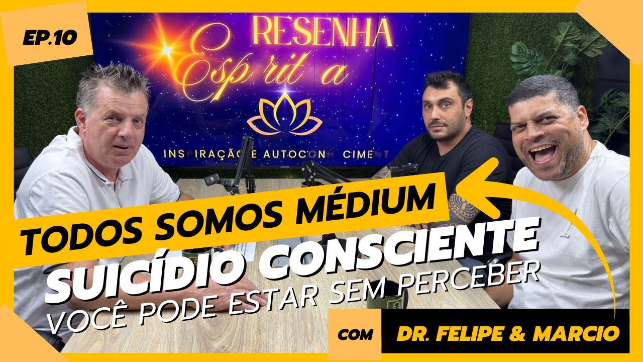Todos Somos MÉDIUM - Suicídio Consciente você pode estar sem perceber