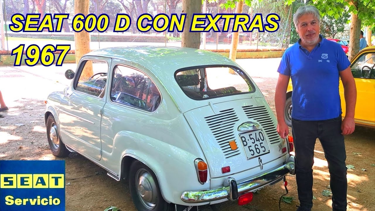 ⛽Seat 600 D. El Seiscientos con más extras de la época. #seat600