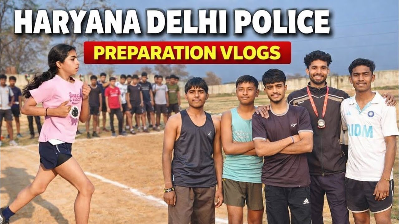 Haryana / Delhi police preparation vlogs | Barwala stadium practice video | #running 
