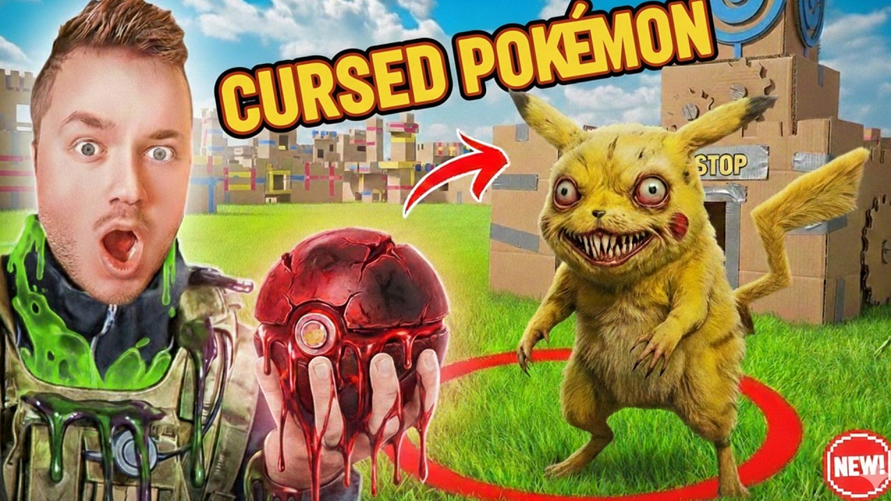 We Built A Pokémon Box Fort! To Catch Pikachu In Real Life!