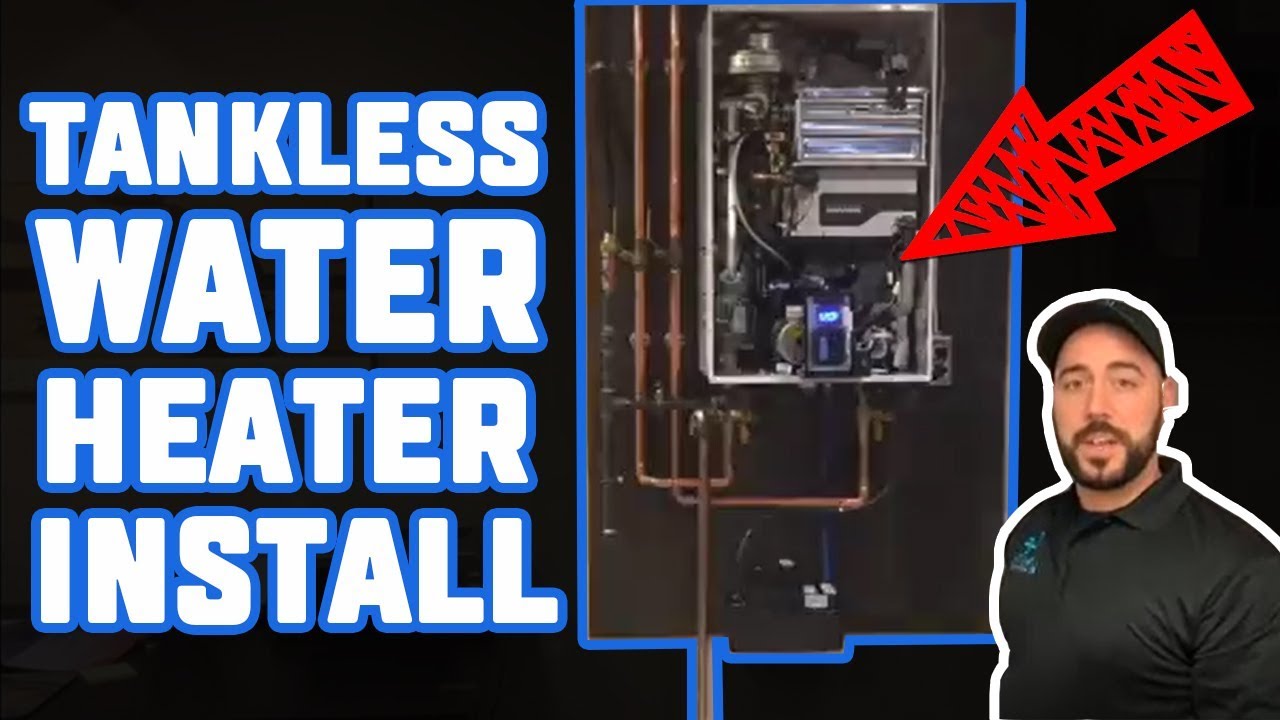 Tankless Water Heater Install - Timelapse - Navien Tankless