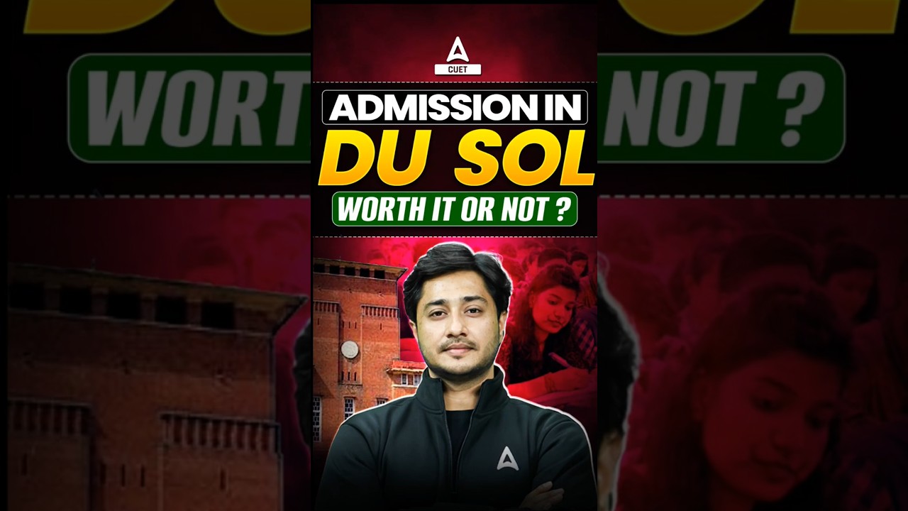 Admission in DU SOL Worth it or Not ? 😱 #shorts
