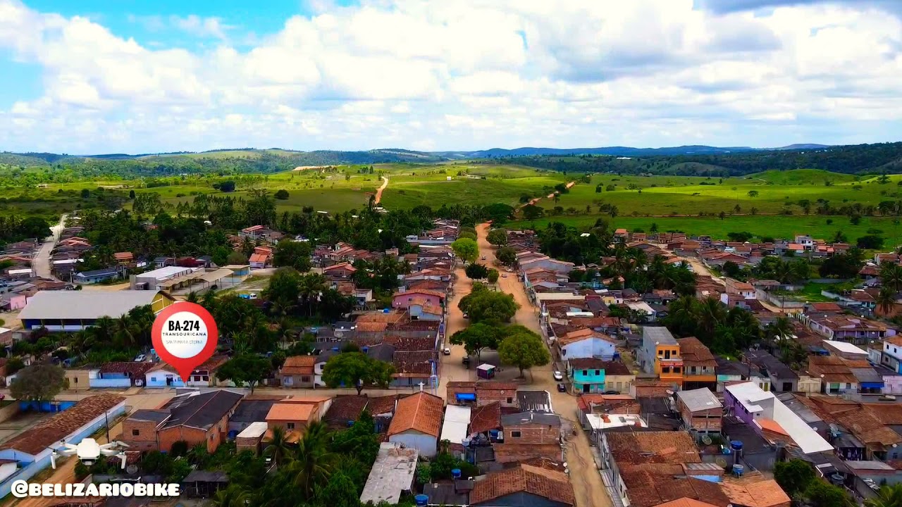 VISTA AEREA DE SANTA MARIA ETERNA,  BELMONTE BA
