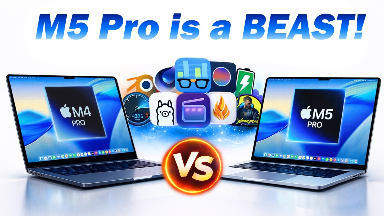 MacBook Pro M5 Pro vs M4 Pro - The Performance Gap Is INSANE!