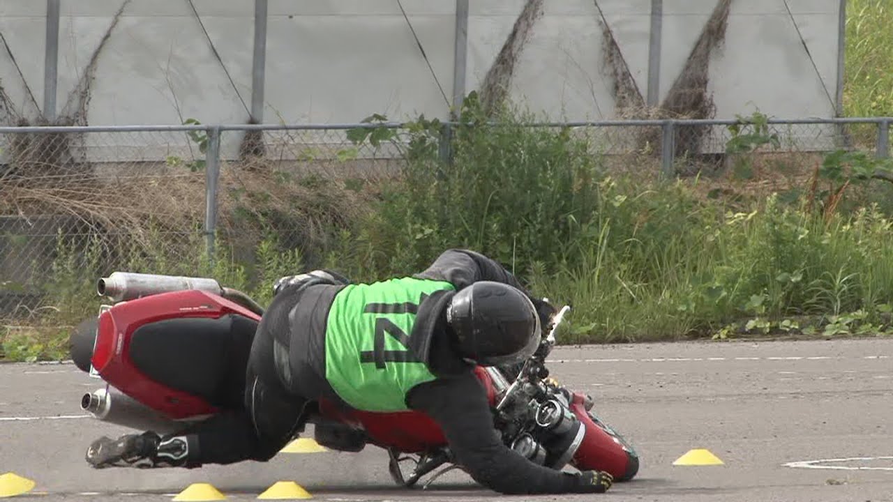 2016 6 5 MSGC Moto Gymkhana Training JK 選手 VTR1000F