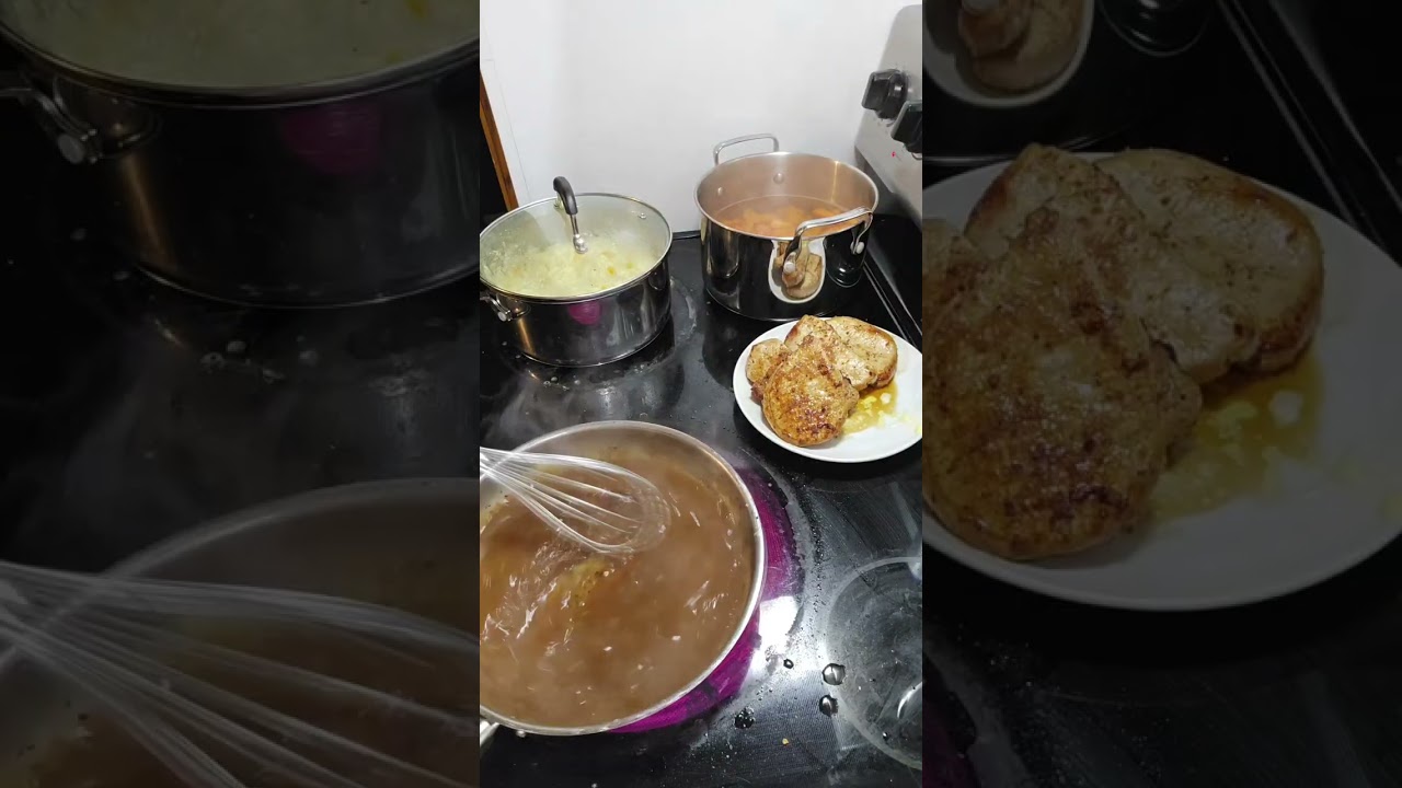 Côtelette de porc sauce maison