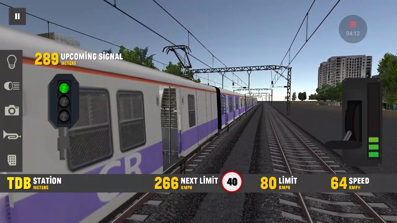Local train simulator  fast local non stop CST TO KALYAN