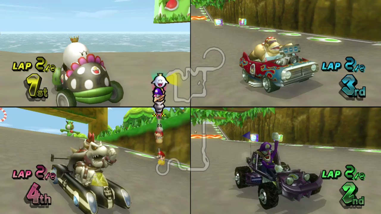 Mario Kart Wii Custom Tracks ✦ 4 Players #213