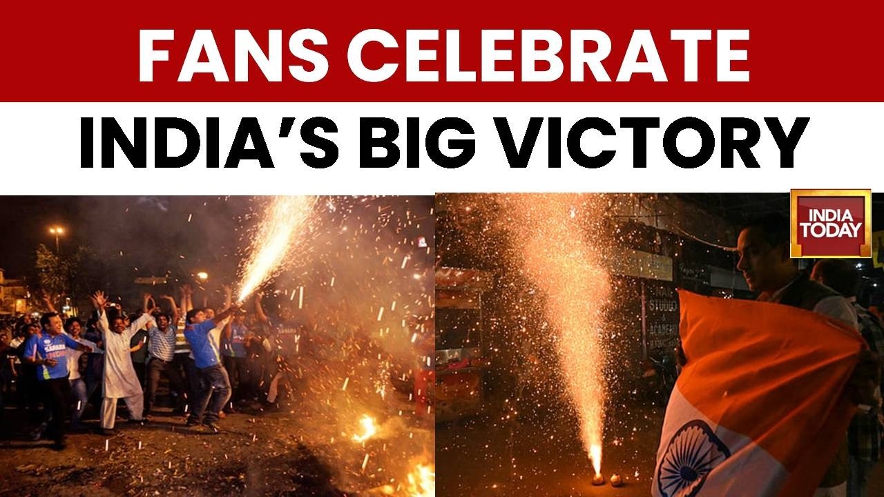 India Creates History, Wins Third Consecutive ICC, Fans Celebrate Across Nation | T20 World Cup #t20
