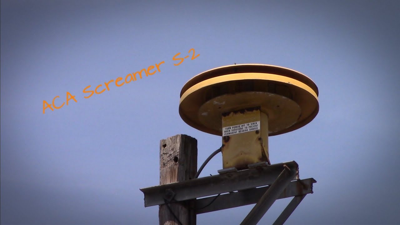 ACA Screamer S-2 Noon Blast Siren Test. Endwell, NY