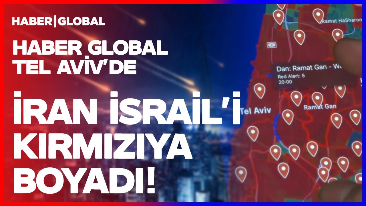 İran İsrail'i Kırmızıya Buladı! İsrailliler Sığınaklara İndi