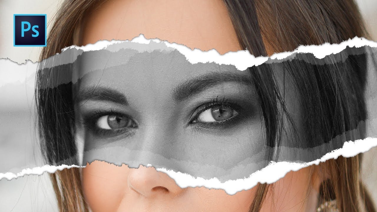 [TUTO PHOTOSHOP] : EFFET PAPIER DÉCHIRÉ