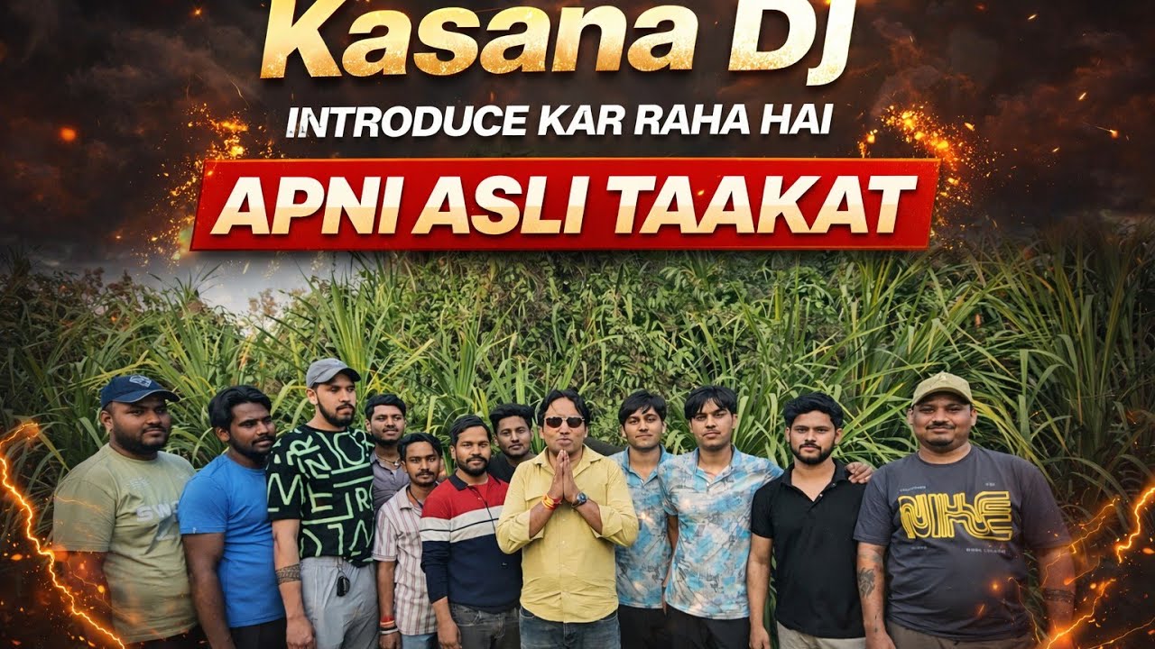 Kasana DJ introduce kar raha hai apni asli taakat 💯🔥 Yeh hai hamari Kasana DJ Family