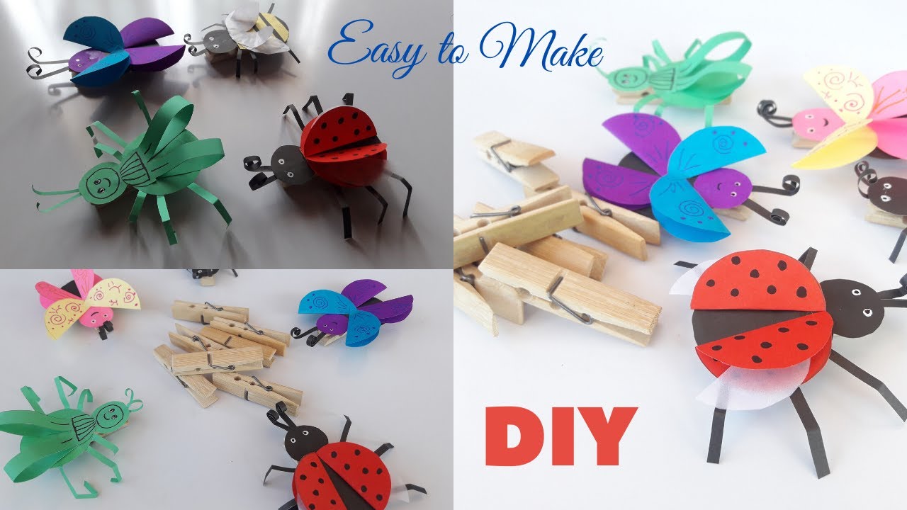 Craft Ideas: Making Paper Insects Come to Life