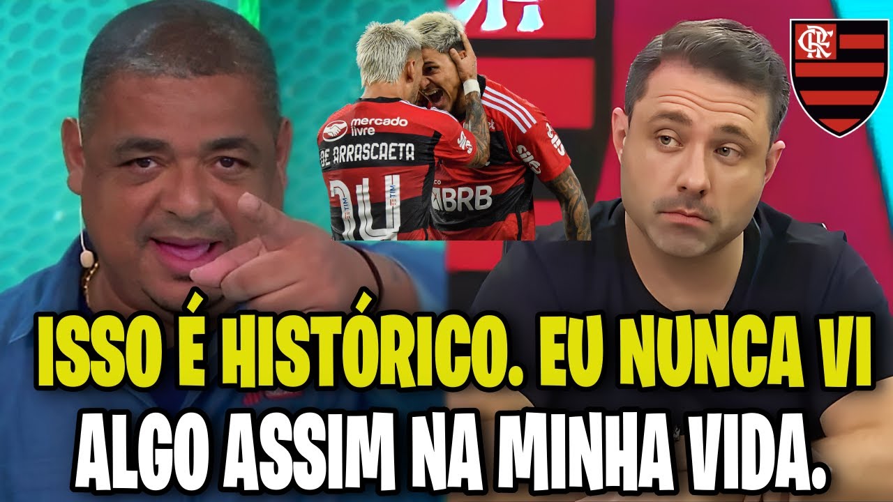 “ISSO É HISTÓRICO! VAMPETA DEU AULA E CHOCA JORNALISTAS AO REVELAR O PODER FINANCEIRO DO FLAMENGO”