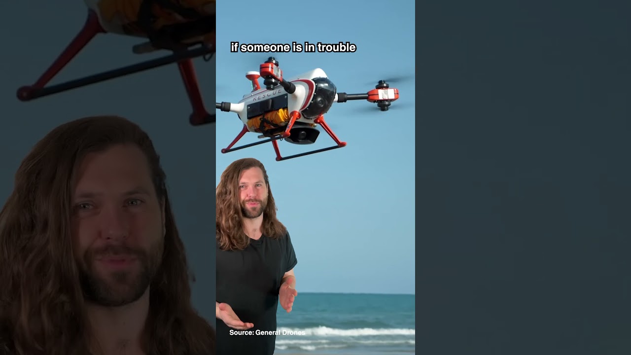 This drone can help save lives out at sea! #shorts