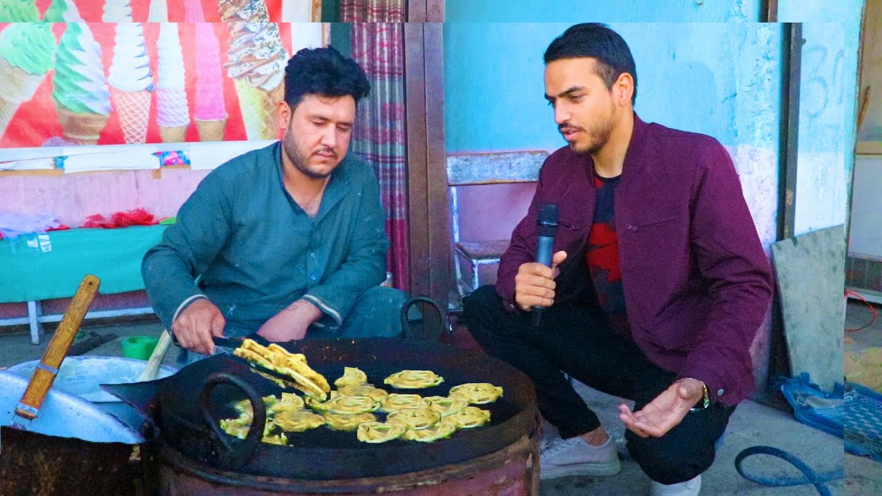 Afghan Jalebi Jelabi Recipe, صبح کابل گزارش ضیا، جلبی افغانی، قلعه زمان خان