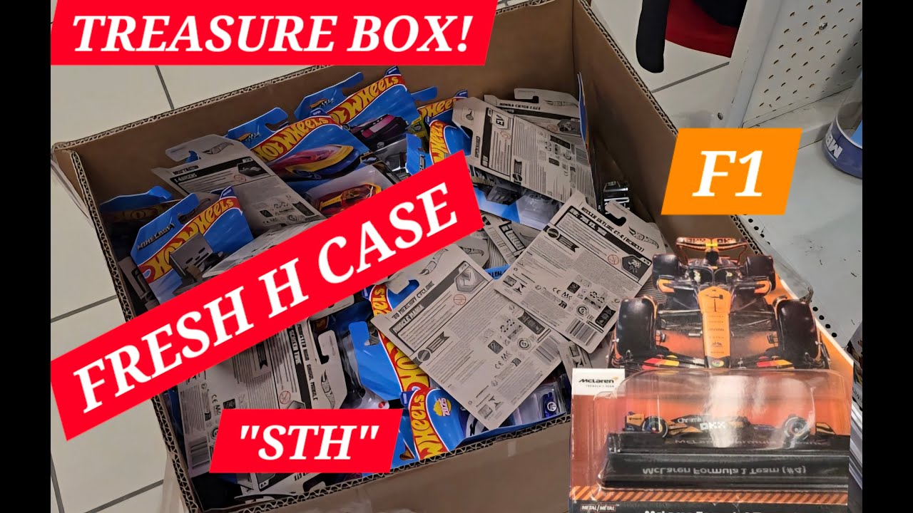 Найден свежий кейс Hotwheels H #STH и Формула 1