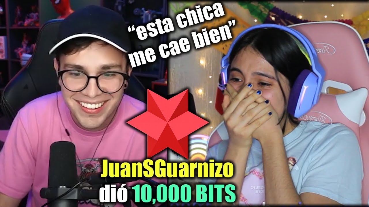 Juan Guarnizo le dona a chica streamer peque&ntilde;a y llora (emotivo) (sin6n)