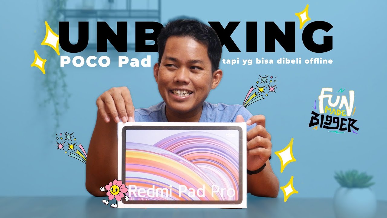 Unboxing Redmi Pad Pro RESMI Indonesia!