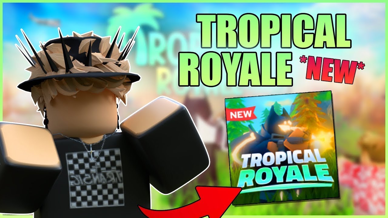 Playing Tropical Royale in Roblox | The End Game | Roblox Fortnite
