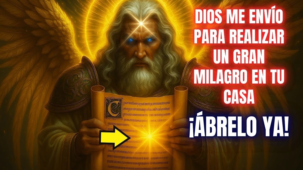 DIOS DICE: ESTE GRAN MILAGRO SUCEDERÁ EN TU CASA EN INSTANTES