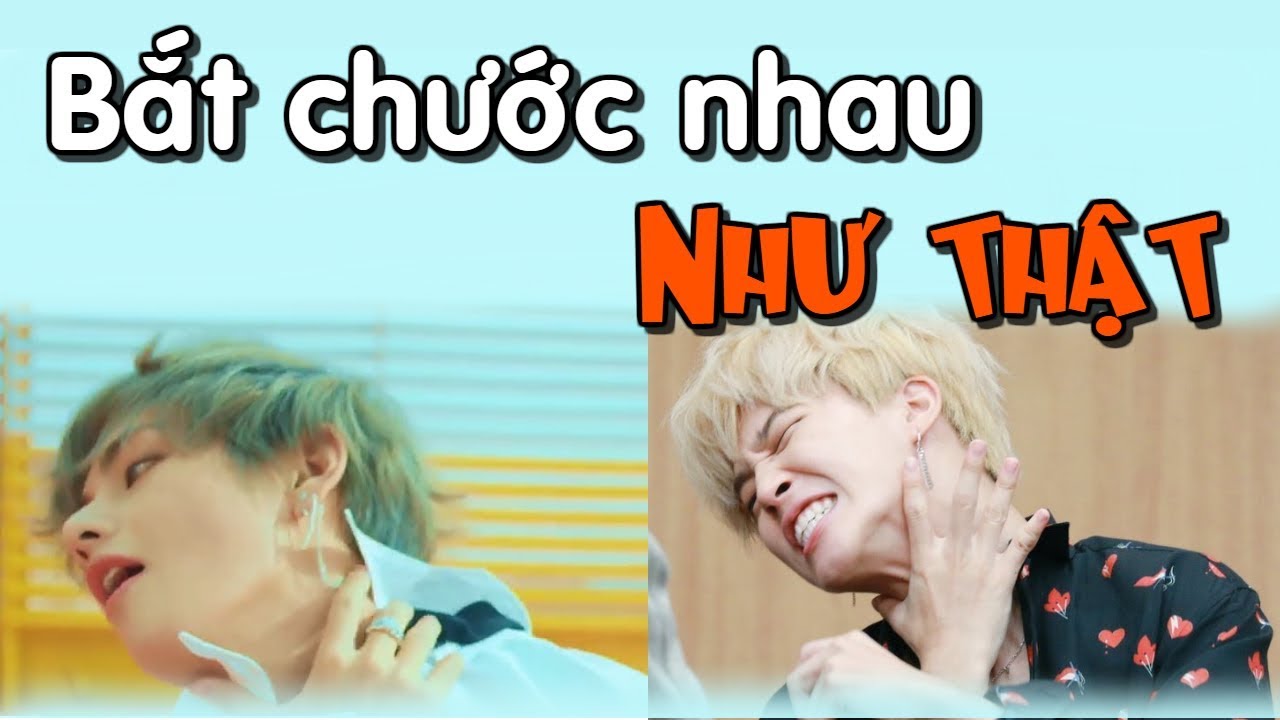 [ BTS funny moments # 9] Bắt chước nhau như thật (Phần 1) =))))(BTS imitating each other)