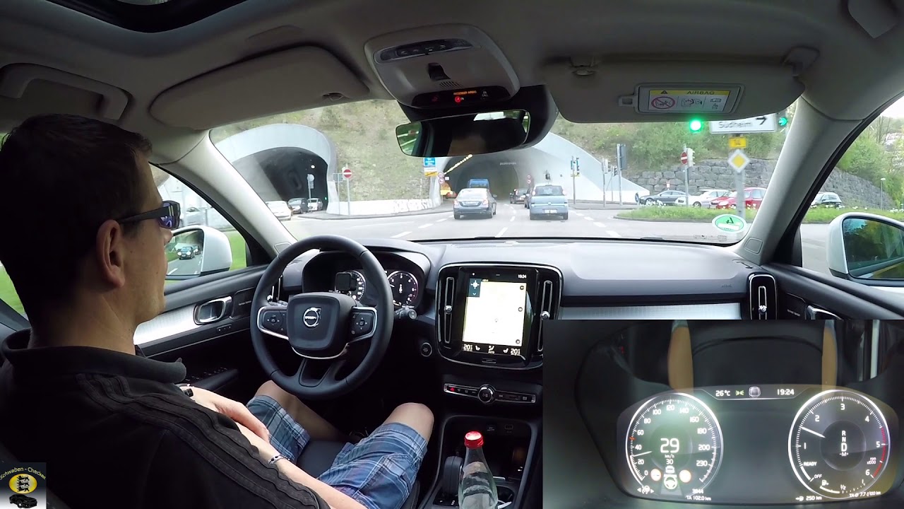 Volvo XC40 Assistenzsystemtest Autonomes fahren, Pilotassistent, Stop & Go Assisten, Lane Assist,