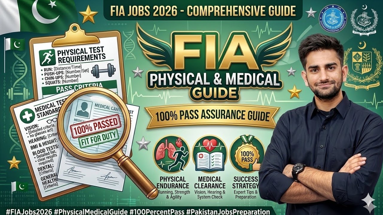 FIA PHYSICAL & MEDICAL TEST TIPS AND FULL GUIDELINES || 100 💯 PASS ☺️}