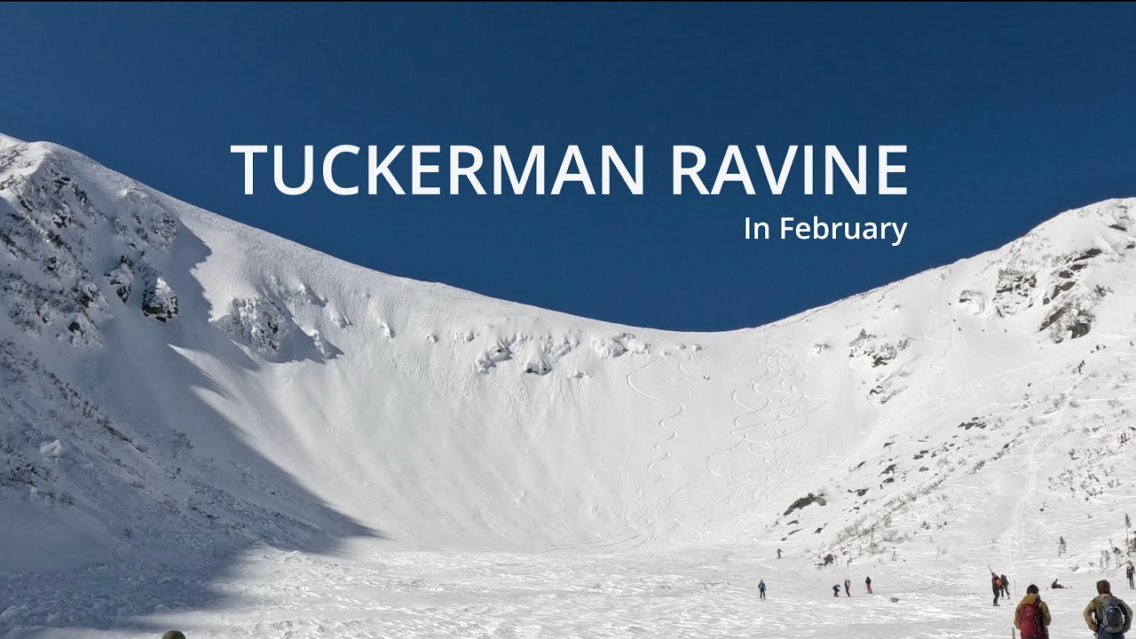 Skiing Tuckerman Ravine in February | Mount Washington NH