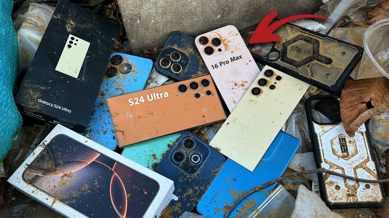 Very Wass!! Galaxy S24 Ultra - iPhone 16 Pro Max & More Phone on Landfill - Restore Galaxy S24 Ultra
