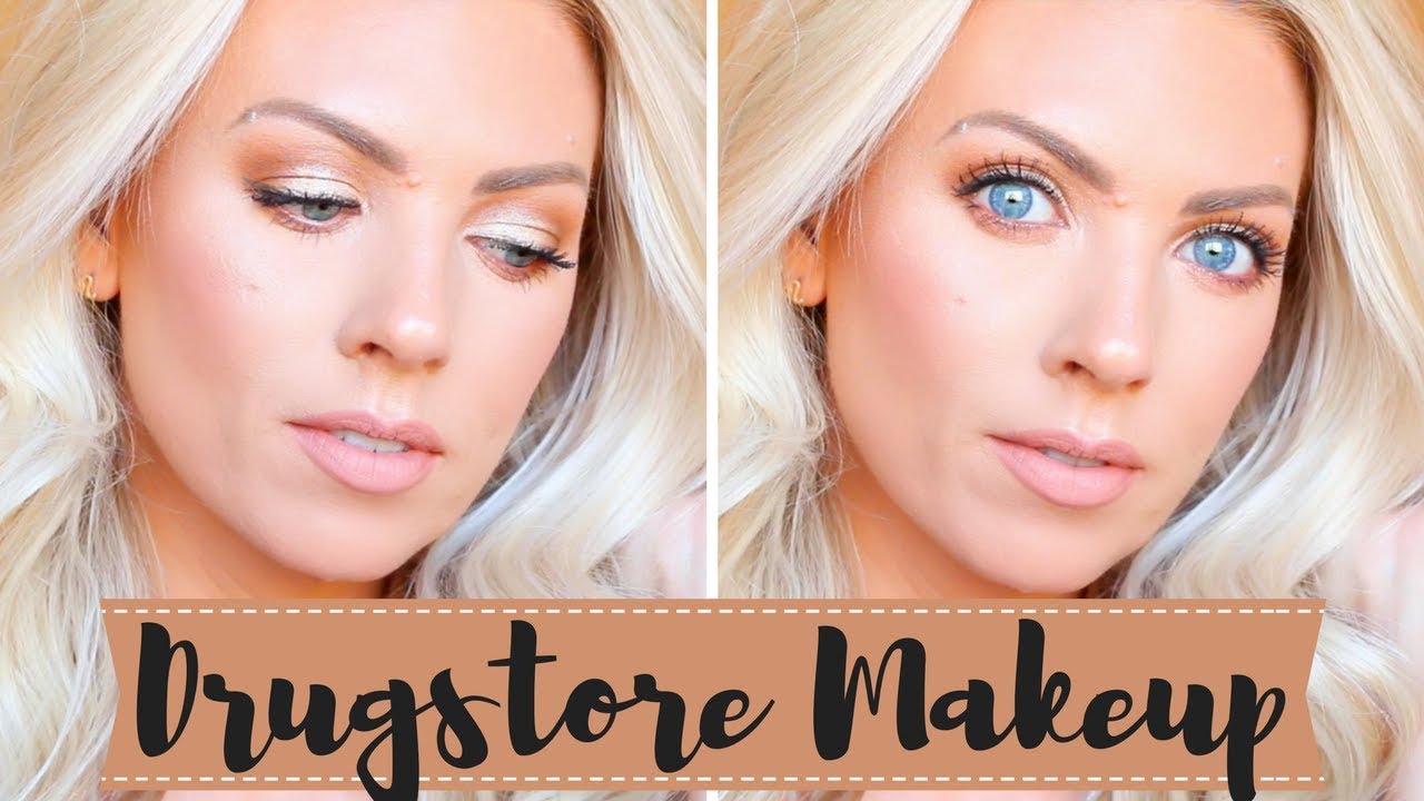 💄 FULL FACE USING ONLY DRUGSTORE MAKEUP & Physician's Formula Le Velvet Foundation Wear Test 💄
