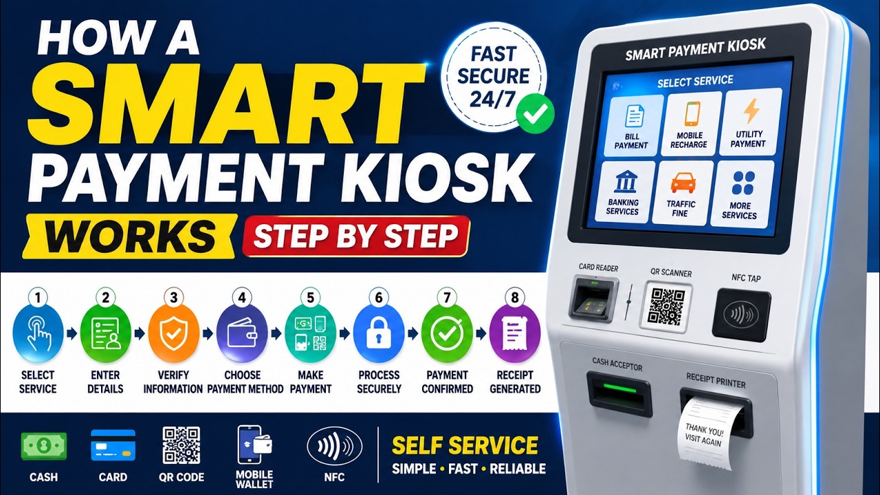 How a Smart Payment Kiosk works