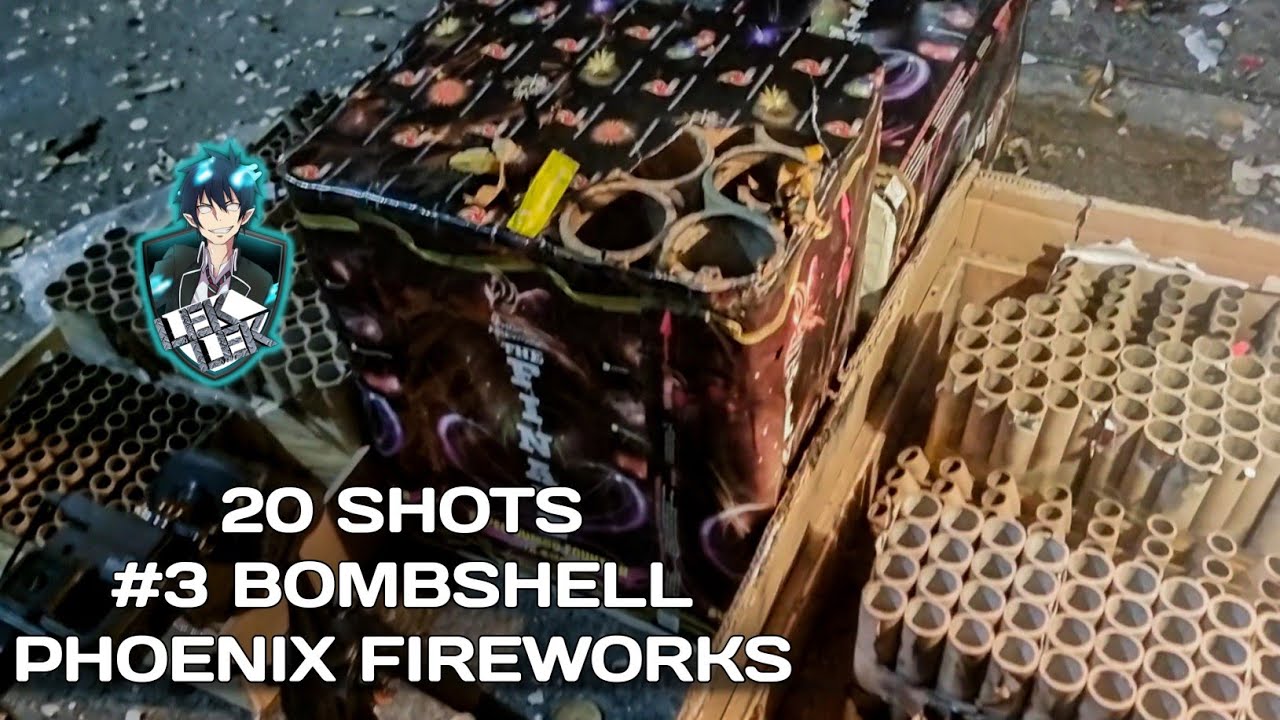 20 Shots #3 Bombshell by Phoenix Fireworks, Manila, Philippines, New Year's Eve 2022 - 2023