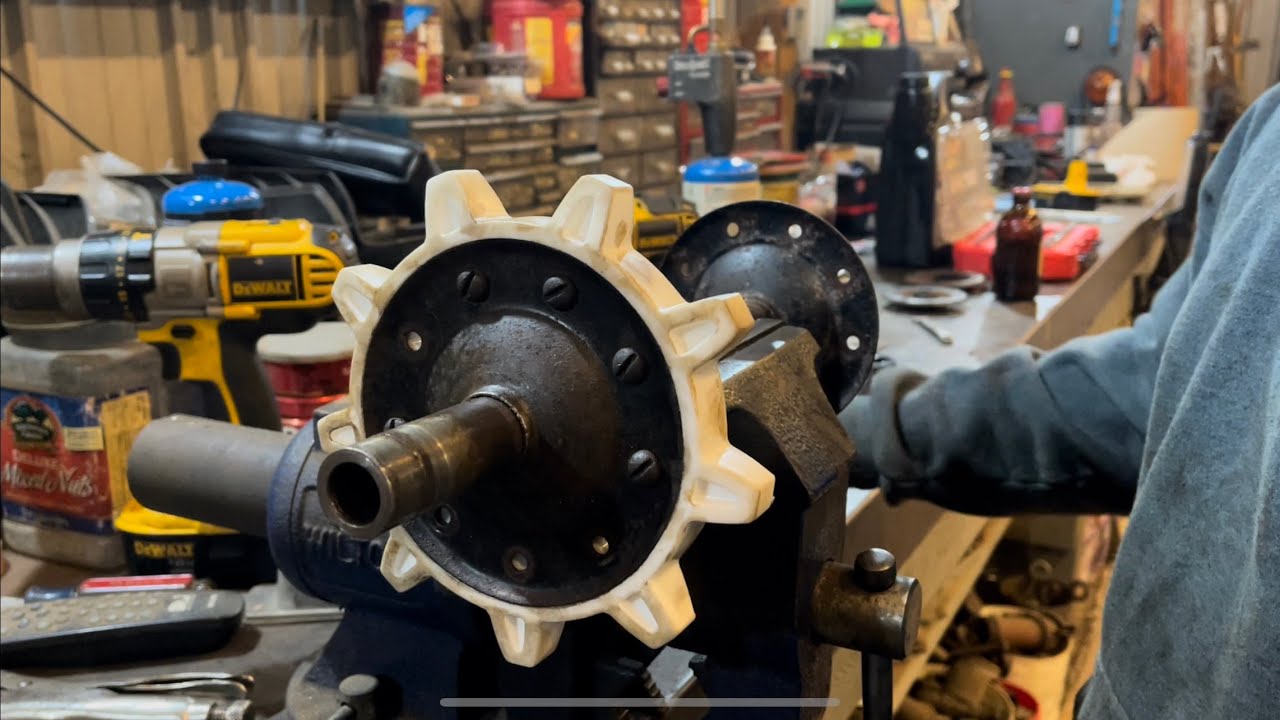 Replacing Drive Sprockets and Bearings on a 1969 Ski Doo Olympique / Ski Doo Olympic