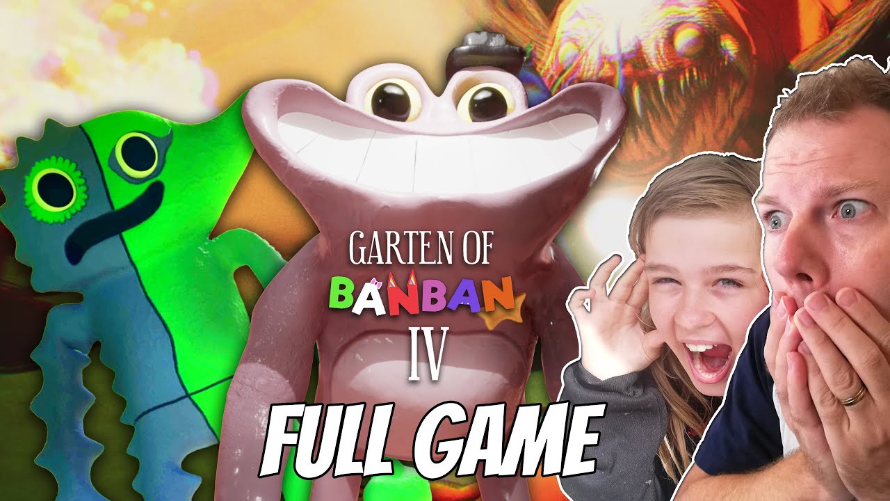 Vi Gennemførte Garten of Banban 4! *FULL GAME*