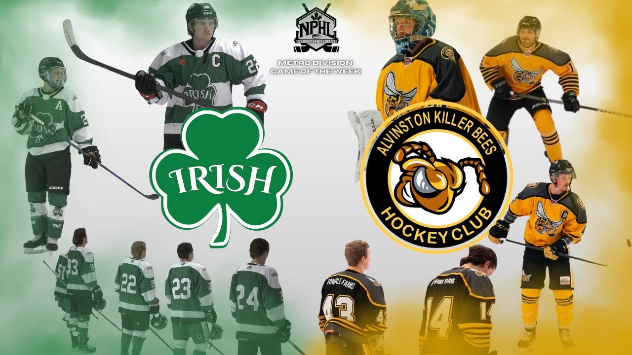 STRATFORD IRISH VS ALVINSTON KILLER BEES - NPHL Metro Game of the Week