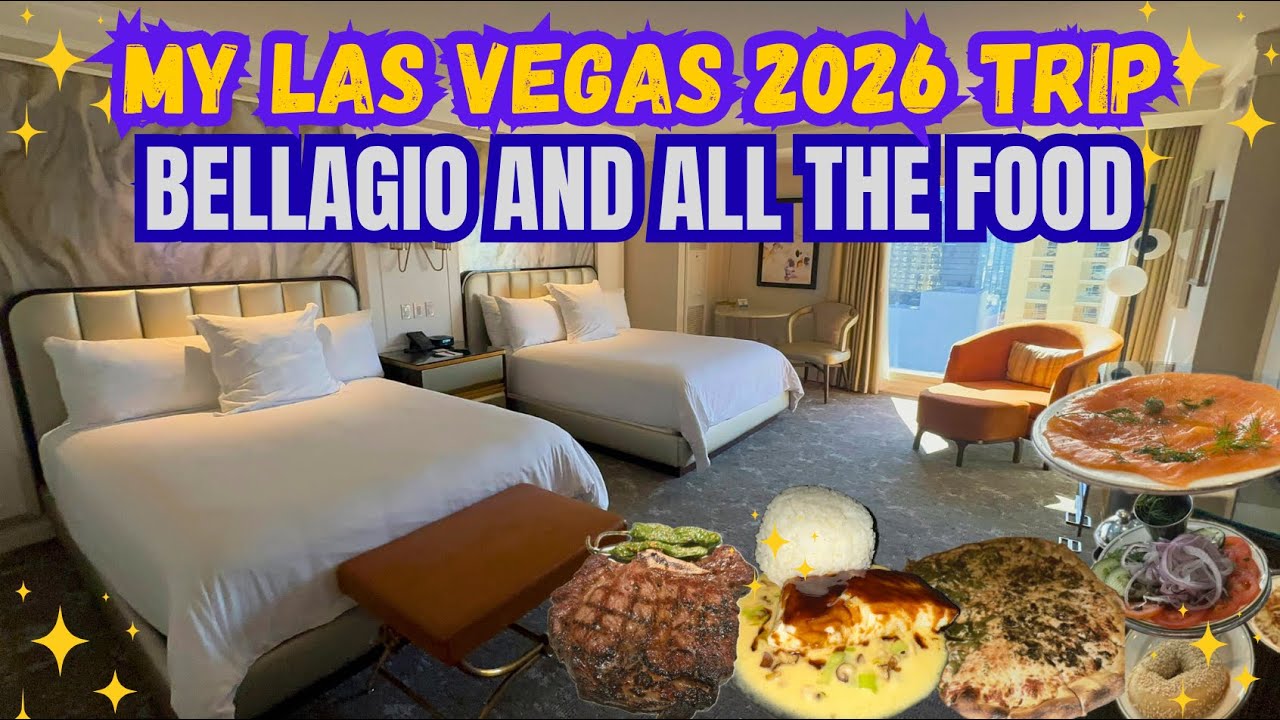 My Trip To Bellagio Las Vegas 2026 | Mega Food Tour