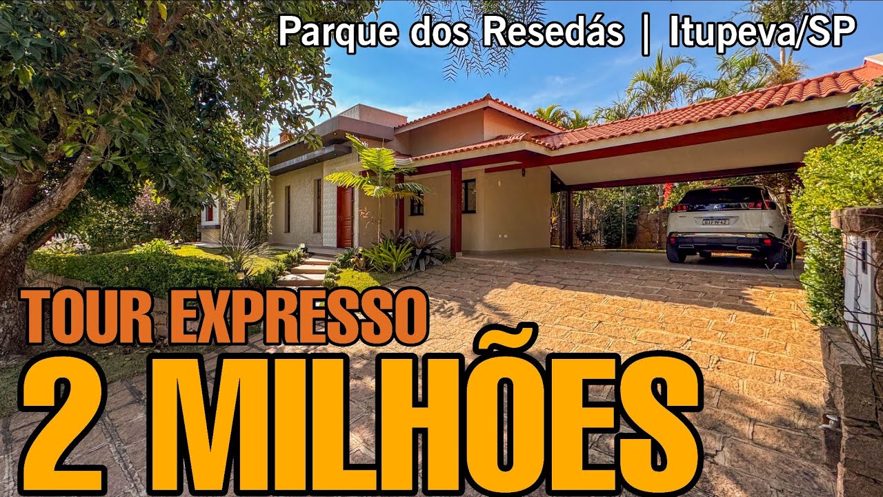 Por fora jeito de CHÁCARA e por dentro toda REFORMADA e MODERNA 📍 Parque dos Resedás em Itupeva-SP